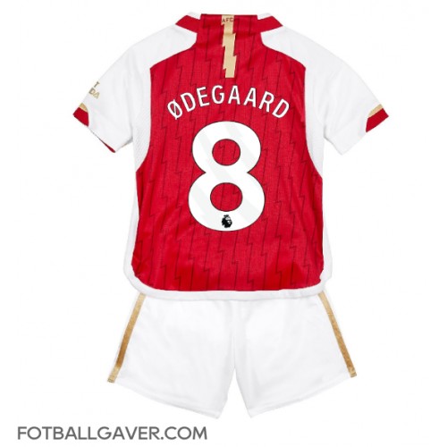 Arsenal Martin Odegaard #8 Fotballklær Hjemmedraktsett Barn 2023-24 Kortermet (+ korte bukser)